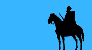 Silhouette War Soldier Horse Wallpaper