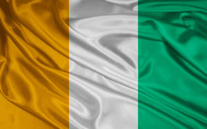 Silky Ivory Coast Flag Wallpaper