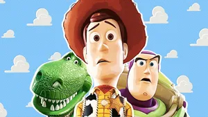 Silly Toy Story Rex Wallpaper