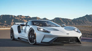 Silver 2017 Ford Gt Car Wallpaper