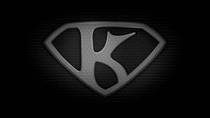 Silver And Black K Logo Wallpaper