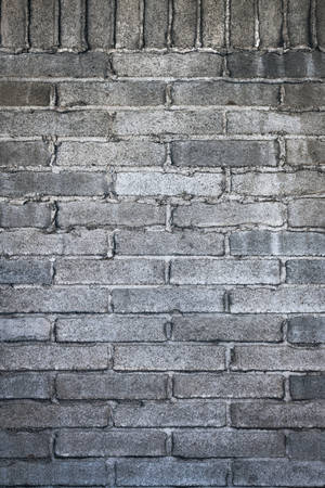 Silver Brick Wall Wallpaper