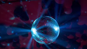 Silver Disco Ball Wallpaper