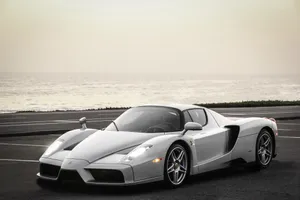 Silver Ferrari Enzo Wallpaper