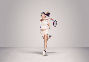 Simona Halep Flaunting Her Bouncy Hair Wallpaper