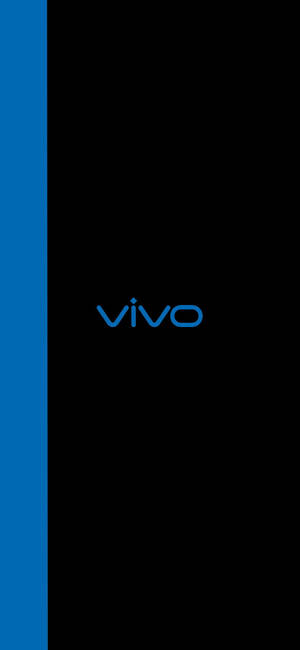 Simple Black And Blue Vivo Y20 Wallpaper