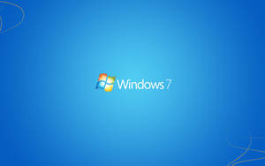 Simple Blue Original Windows 7 Wallpaper