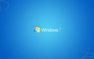 Simple Blue Original Windows 7 Wallpaper
