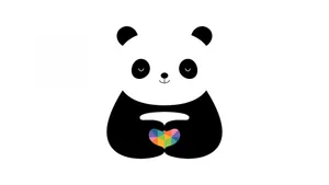 Simple But Cute Aesthetic Pc Panda Wallpaper