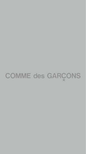 Simple Comme Des Garçons Gray Wallpaper