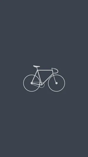Simple Graphic Art Bicycle Iphone Wallpaper