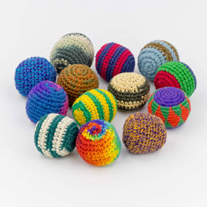 Simple Hacky Sack Crochet Cute Wallpaper