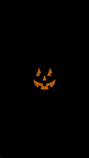 Simple Halloween Pumpkin Face Wallpaper