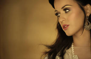 Simple Katy Perry Sepia Portrait Wallpaper