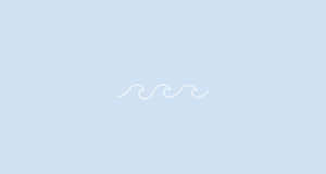 Simple Laptop Poster With Waves Wallpaper