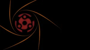 Simple Madara Sharingan Art Wallpaper