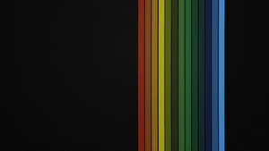 Simple Rainbow Lines Wallpaper