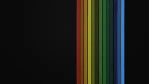 Simple Rainbow Lines Wallpaper