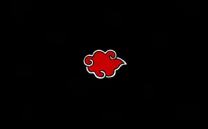 Simple Red Akatsuki Cloud Wallpaper