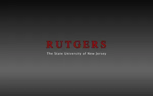 Simple Rutgers Full Logo Wallpaper