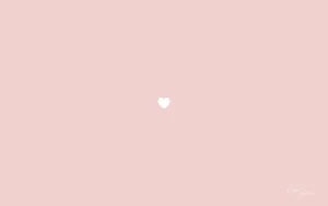 Simple Single Heart Wallpaper
