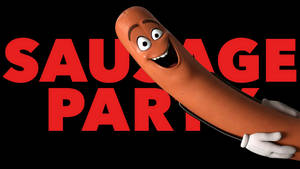 Simple Smiling Frank Sausage Party Wallpaper
