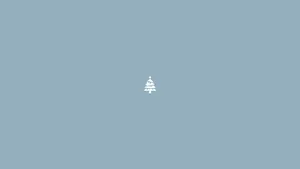 Simple Tiny White Christmas Tree Ipad Wallpaper