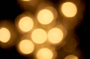 Simple Yellow Bokeh Wallpaper