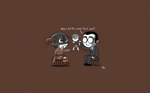 Simplistic Gaming Dragonborn Arrow Knee Joke Wallpaper