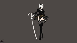 Simplistic Gaming Nier Automata 2b Wallpaper