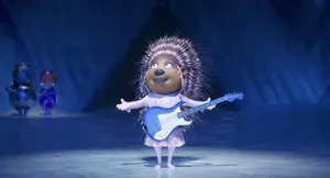 Sing 2 Ash Performing With Guitar Wallpaper