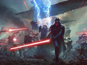 Sith Lords In Battlefield Wallpaper