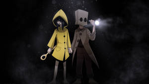 Six And Mono Little Nightmares Wallpaper