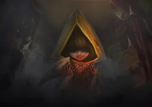 Six Eating A Nome In Little Nightmares 4k Wallpaper