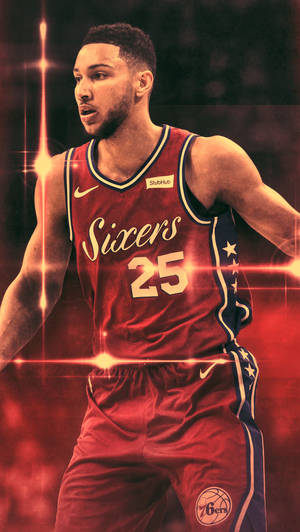 Sixers Ben Simmons Fanart Wallpaper