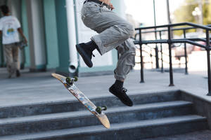 Skateboard Kick Flipping Wallpaper