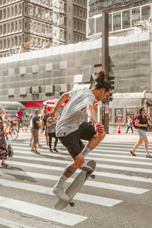Skater Boy Street Style Wallpaper