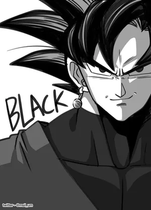 Sketch Goku Black Iphone Wallpaper