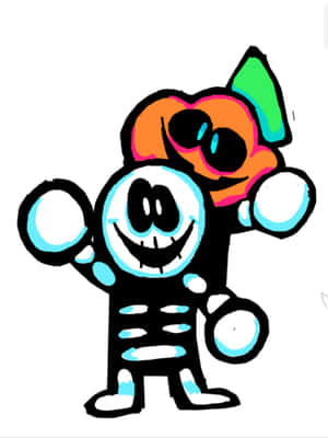 Skidand Pump Cartoon Drawing Wallpaper