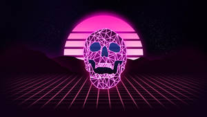 Skull 4k Lo Fi Wallpaper