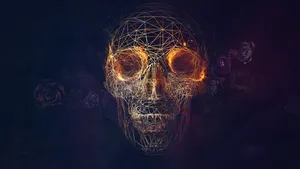 Skull And Geometry Wallpaper