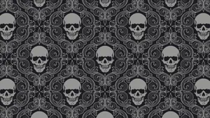 Skull Pattern Wallpaper