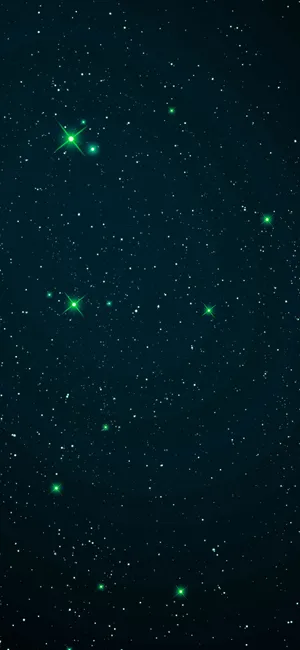 Sky Full Of Stars Dark Green Iphone Wallpaper