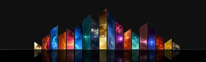 Sky Shapes Linkedin Cover Wallpaper
