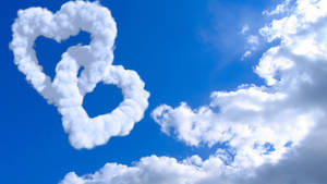 Sky With Heart Cloud Wallpaper