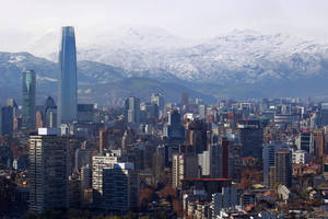 Skyline Providencia, Chile Wallpaper