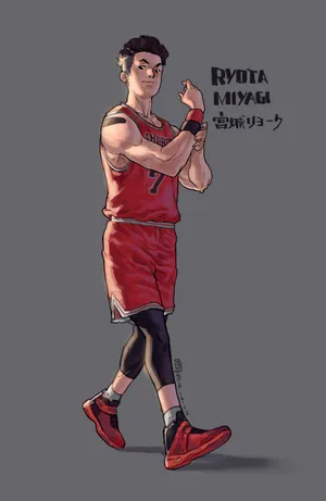 Slam Dunk Shohoku Point Guard Wallpaper