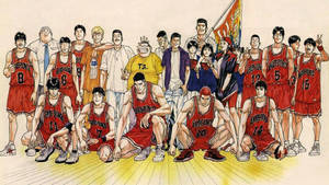 Slam Dunk Shohoku Team Wallpaper