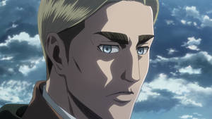 Sleek Anime Erwin Smith Wallpaper