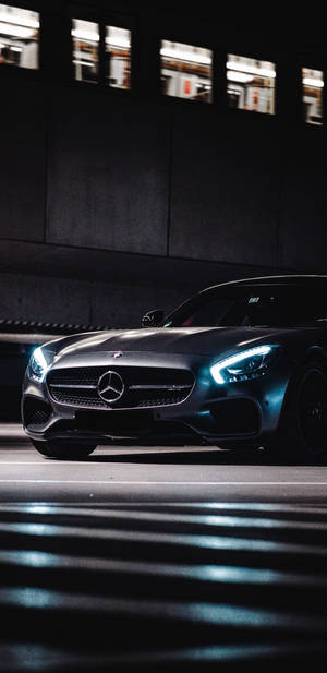 Sleek Black Mercedes Benz Car Wallpaper